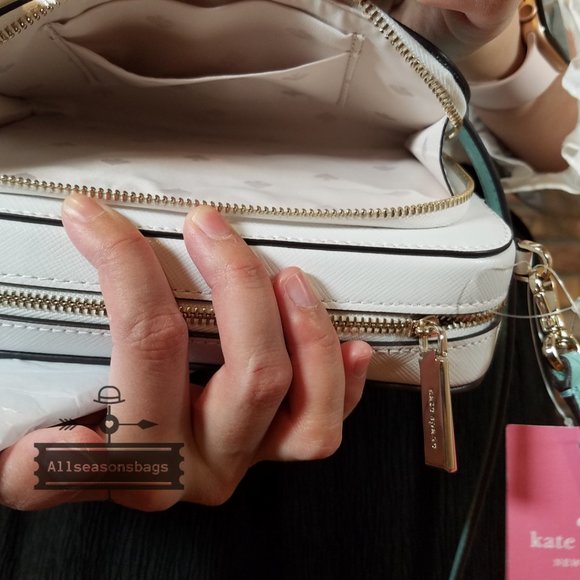 Kate Spade STACI Colorblock Poolside Crossbody Blu - Picture 11 of 12